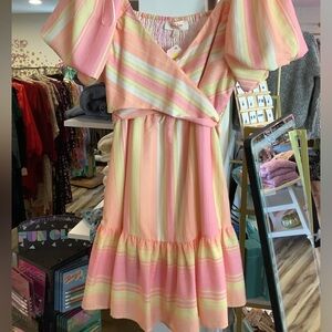 colorful stripped dress!